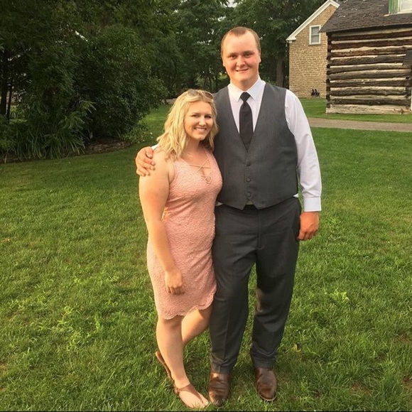 Guess Pink Lace Dress - Picture 2 of 5